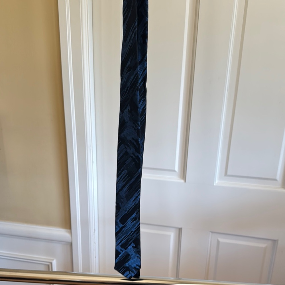 Men's Blue Patterned Tie